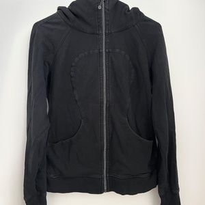 Black Lululemon Scuba Full-Zip Hoodie